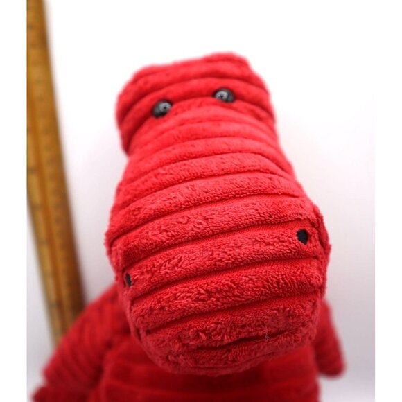 Jellycat Cordy Roy Red Dinosaur Plush Toy 15" Soft Ribbed Stuffed Animal For All - Picture 8 of 8